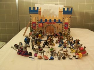 Castle/Knights/Accessories Lot Imaginarium,Playmobil,Fisher Price and 