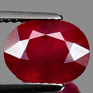 87 Ct Oval Shape Natural Blood Red Ruby Madagascar