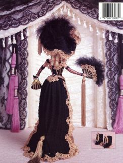 1889 Gold Rush Lady Paradise Vol 24 Barbie Doll Crochet Pattern 