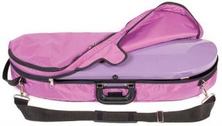 Bobelock Purple Fiberglass 4 4 Violin Case Silver Int