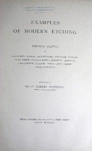   Modern Etching 20 Plates Balfourier Bodmer Palmer Scarce 1875