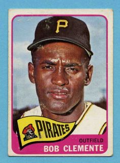 BOB CLEMENTE ROBERTO Pittsburgh Pirates 1965 Topps Card 160