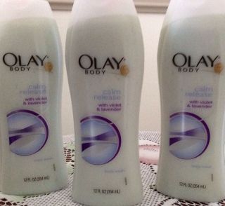 OLAY Calm Release Body Wash LOT Of 3 12 oz each College Supplies