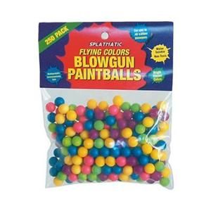   250 Pack Paintballs 40 Cal for Blowguns Assorted Colors