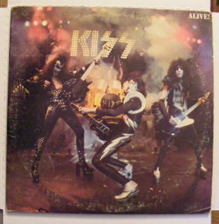   Albums 2 LP Kiss Alive Casablanca Records Blue Label NBLP 7020