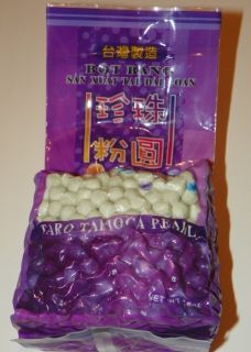 Boba Bubble Tea Taro Tapioca Pearls Balls 1lbs 16oz Pack US Seller 