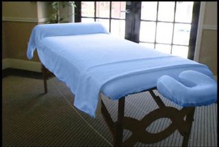 FREE Org. Avocado Oil w/ Sokai Sky Blue Massage Table 3 Piece Flannel 