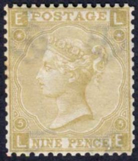 SG98 9D Plate 5 Abnormal Fine Example of This RARE Stamp