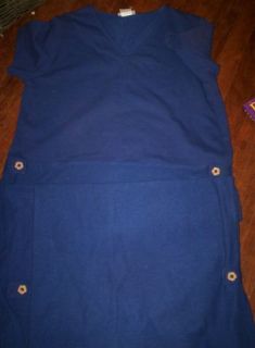 Ladies XL Coldwater Creek 2 Piece Blue Skirt Set s S