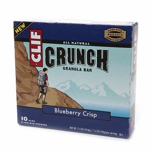 Clif Crunch All Natural Granola Bars Blueberry Crisp 10 Ea