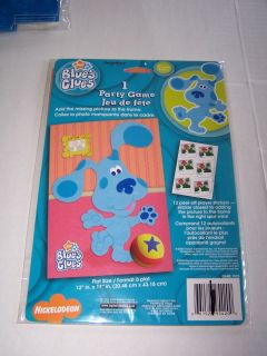 Lot of 2 Blues Clues Party Supplies Favors Blues Clues Party Game 