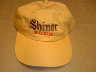 NEW Shiner Bock Beer Ball Cap Hat Embroidered