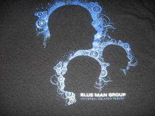 nwot universal blue man group adult medium t shirt