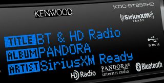   KDC BT852HD Bluetooth HD Radio Pandora SiriusXM CD Receiver