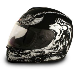Bluetooth Full Face Motorcycle Helmet Large L 2SPEAKER
