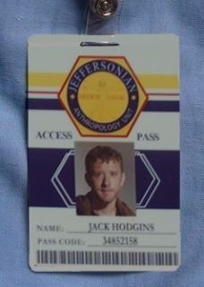 Bones Jeffersonian Anthropology Jack Hodgins ID Card