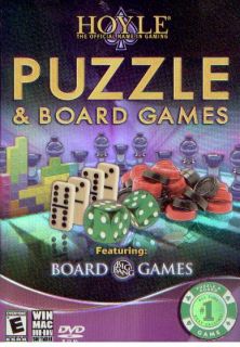  Puzzle Board Games PC Mac Computer Game DVD Over 60 Classic Games 