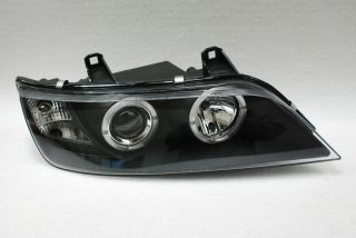 96 02 BMW Z3 Roadster M Coupe JDM Black Dual Halo Projector LED 