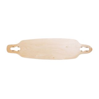 Blank Natural Drop Through Longboard Skateboard Deck 36