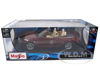  diecast car model of BMW M6 Cabrio Burgundy die cast car by Maisto