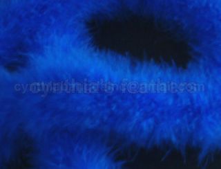 15g Royal Blue Marabou Feather Boa Boas 2w 72L New
