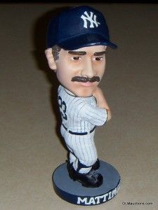 Don Mattingly Bobblehead New York Yankees Baseball Collectible w Box 