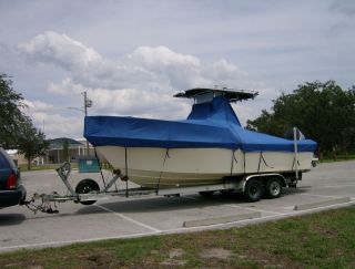 TAYLOR MADE T TOP BOAT COVERS TO FIT BOATS 195 to 215 IN LENGTH