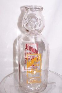 DAIRYLEE BABY TOP ACL SILK SCREEN ON TWO SIDES QUART MILK BOTTLE