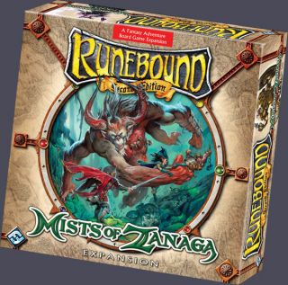 Runebound Board Game Mists of Zanga Expansion Fantasy Flight Games New 