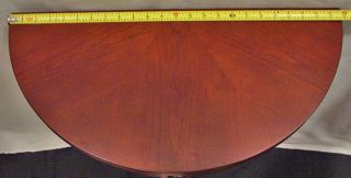 The Bombay Furniture Coimpany Cherry Wood Half Round Console Table New 