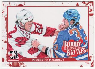 Bob Probert vs Marty McSorley 11 12 ITG Enforcers Bloody Battles 
