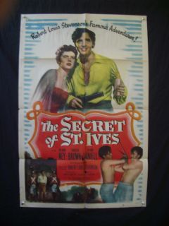 Secret of St Ives 1 Sheet Poster 1949 Vanessa Brown G