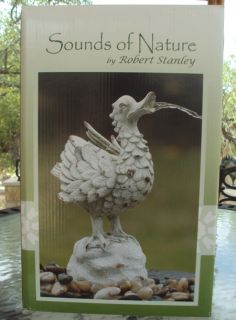 Robert Stanley Sounds of Nature Home Garden Water Fountain Feature New 