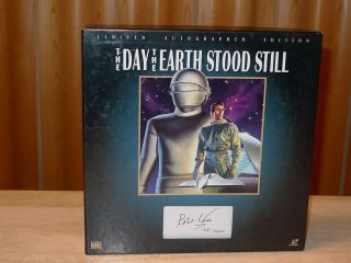 Day The Earth Stood Still Laserdisc Box Robert Wise Signed