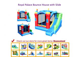 Bounceland Inflatable Bounce House Royal Palace Bouncer