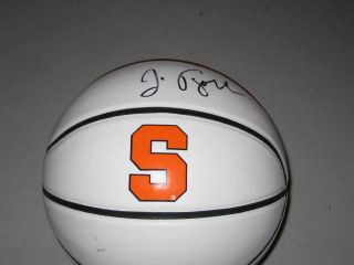 Jim Boeheim Syracuse Orange Signed Logo Basketball