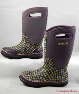 Bogs Girls Youth Knee High All Weather Boots Shoes EUR 33 US 2 Purple 