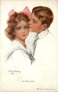 Philip Boileau His First Love mailed 1913 Early T78799