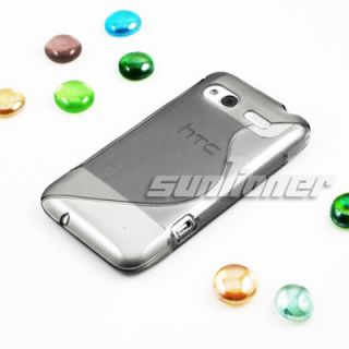 Grey Color Soft TPU Silicone Case Skin Cover for HTC Radar 4G C110e 
