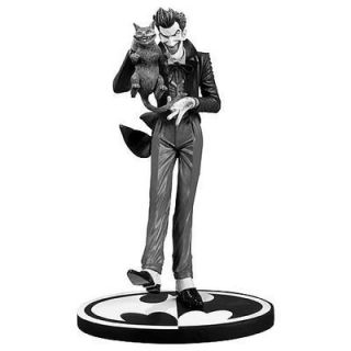 DC Direct Black White Brian Bolland Joker Statue Batman
