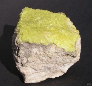 Bright Yellow Sulfur Cabinet Bolivia 12358
