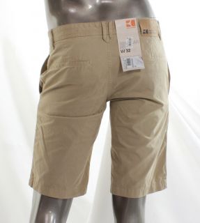 Boss Hugo Boss New Mens Beige Casual Shorts Size 32x21 Khaki Bottoms 
