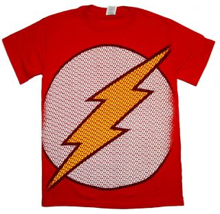 The Flash DC Comics Lightning Bolt Logo Minilogo Super Hero T Shirt 