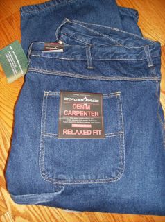 Mens Crossfire Flannel Lined Jeans 46WX29L Relaxed Fit Carpenter Jeans 