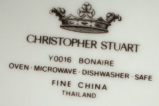 Christopher Stuart China Bonaire Y0016 Dinner Plate