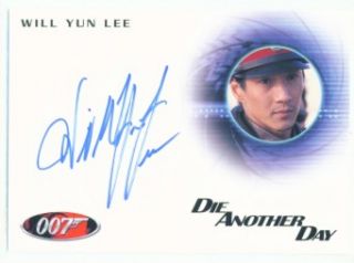 Will Yun Lee Autograph A142 James Bond Heroes Villains