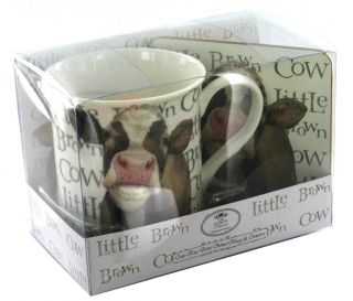 Cow Mug Coaster Set Fine Bone China Mug Coaster Set G185