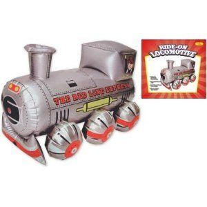 New Ride on Locomotive Bounce Inflatable Train Kids Child Toy Play 