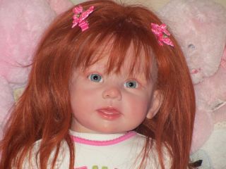 Red Head Bonnie Reborn Sculpt by Linda Murray Rooted