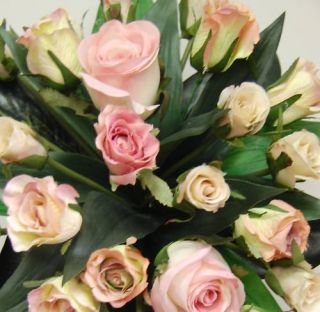 Wedding Bouquet Flowers Pink Silk Flower Rose Teardrop